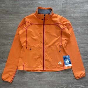 Eddie Bauer First Ascent Sandstone Soft Shell Jacket Women's L Orange Nylon Hike